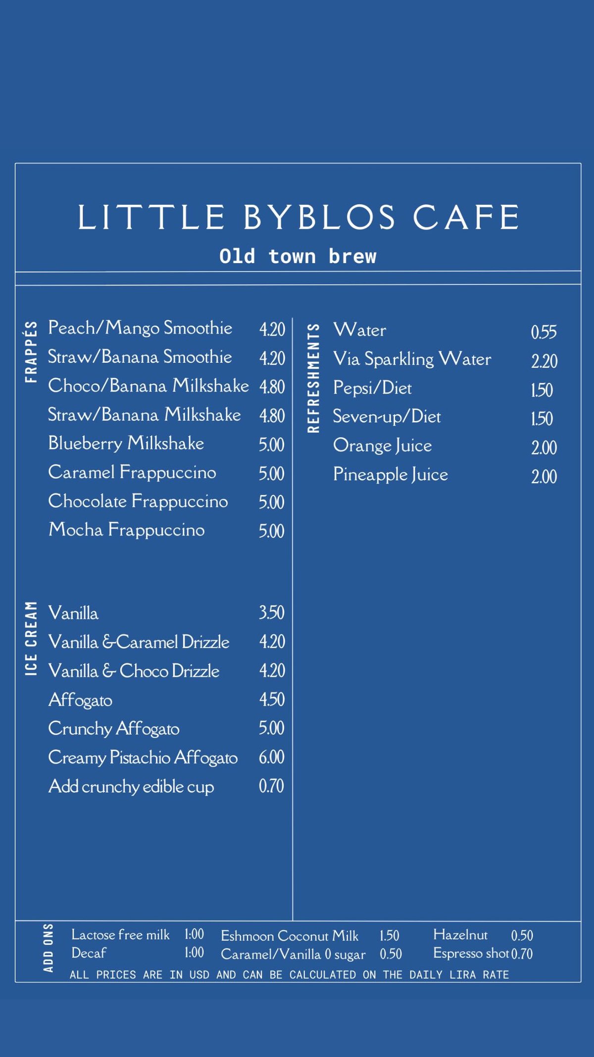 Little Byblos-Café Trottoir menu, page 3