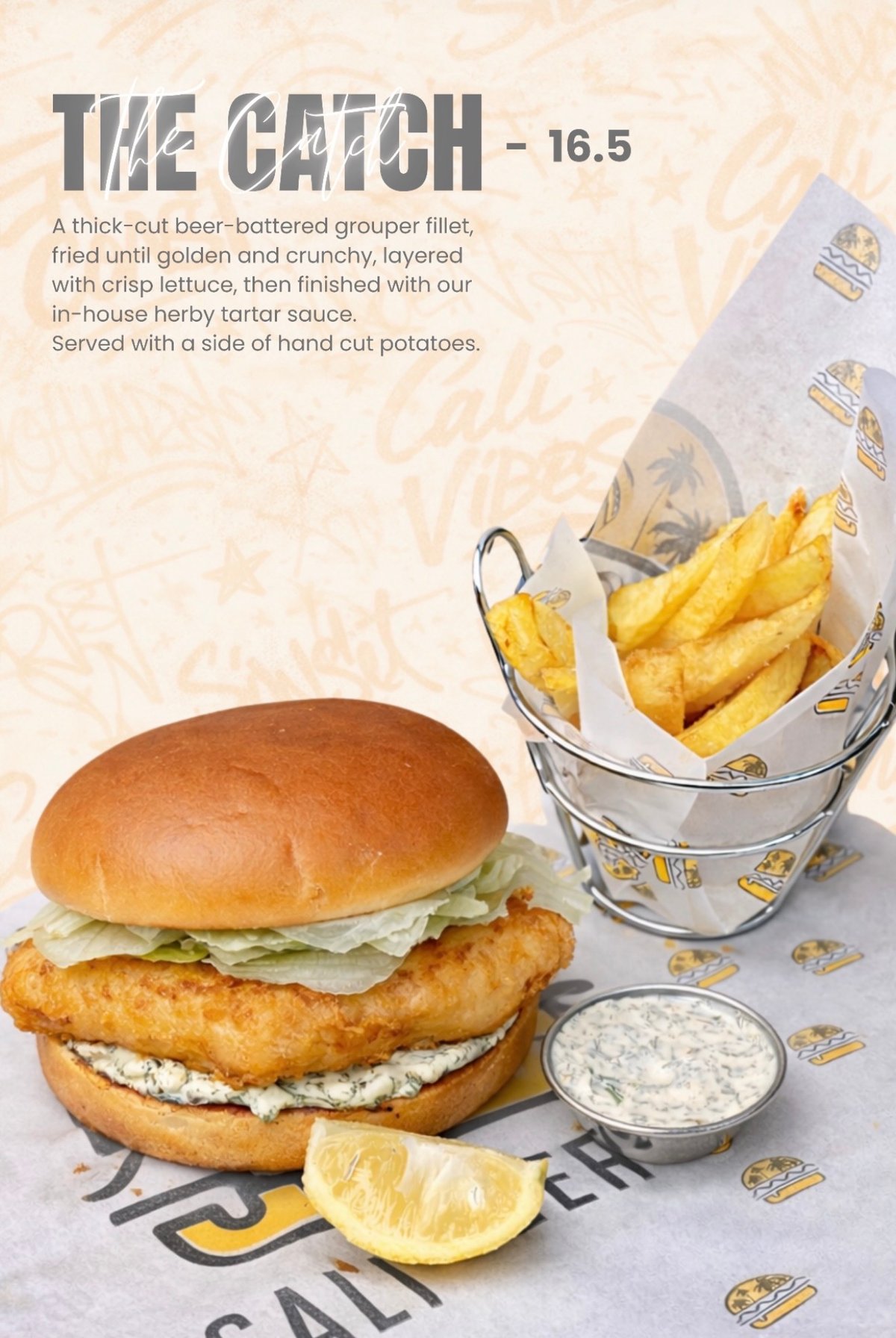 Cali Burger menu, page 6