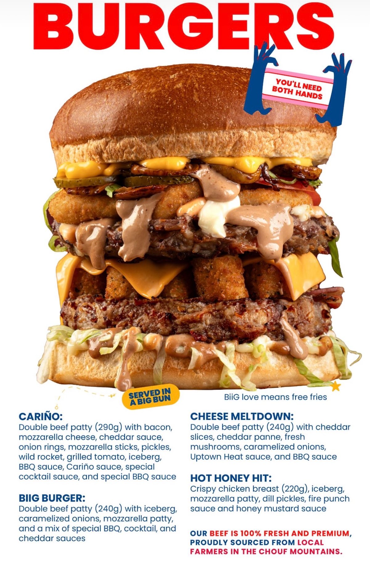 BIIg Burger menu, page 3