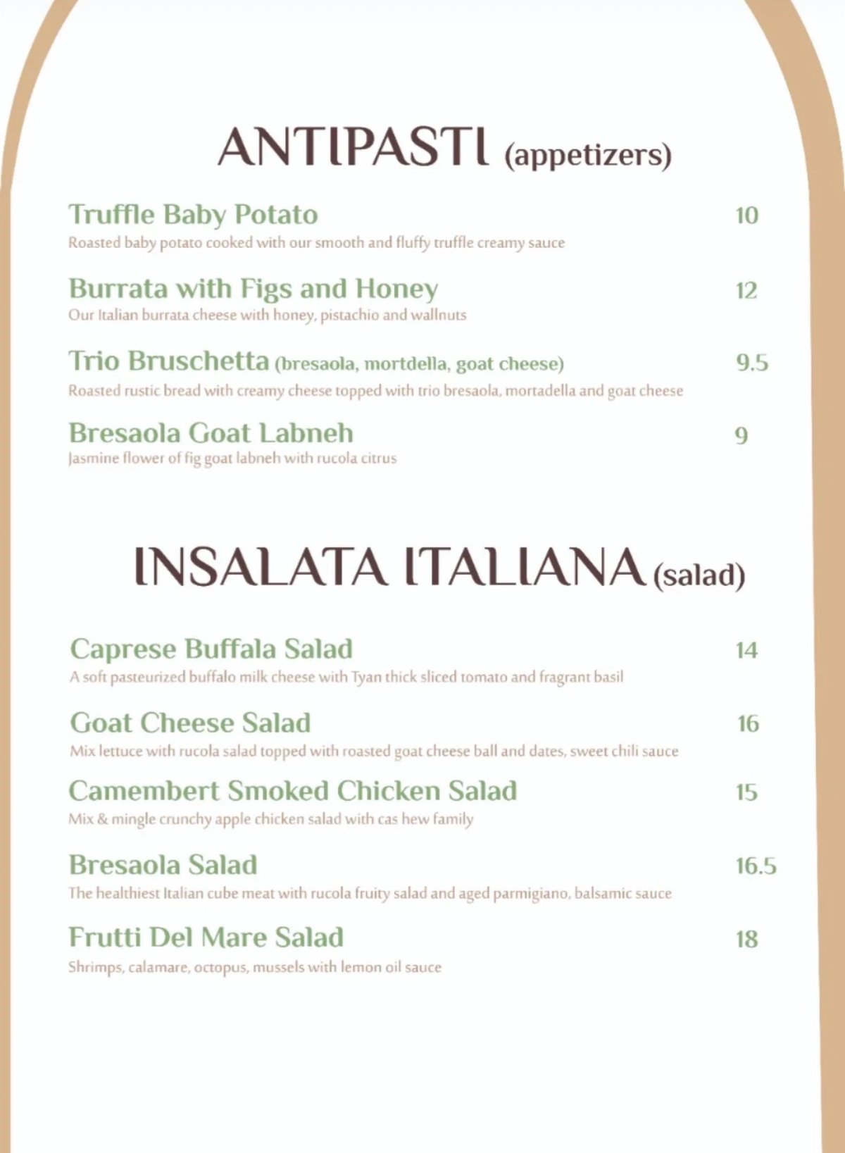 Set El Kell menu, page 8