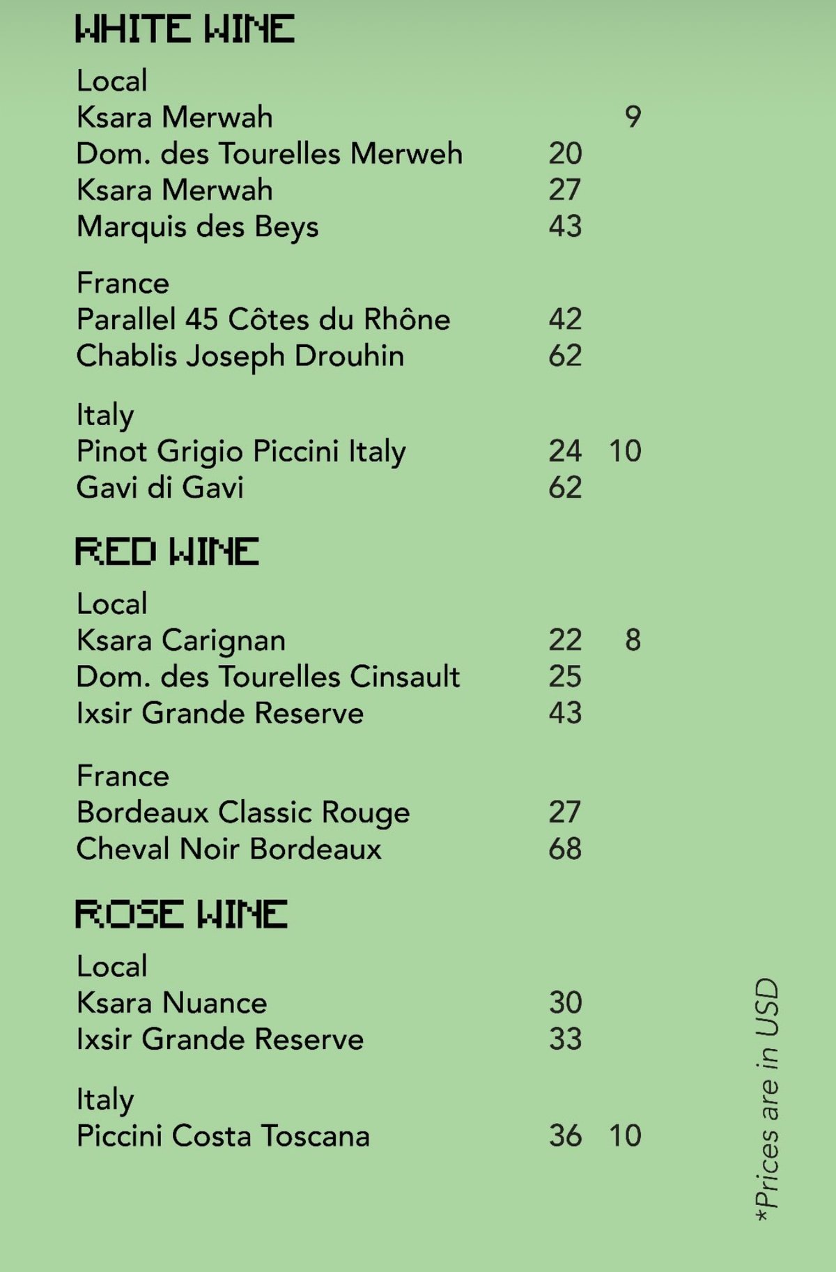 ROFF menu, page 2