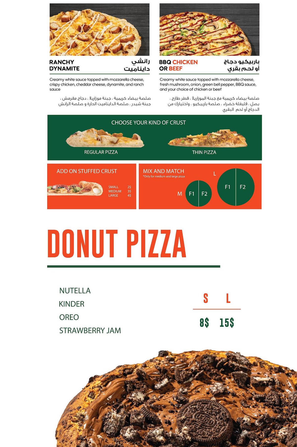 Papa Pranzo menu, page 3