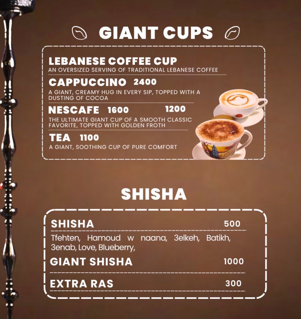Cuppuff menu, page 4