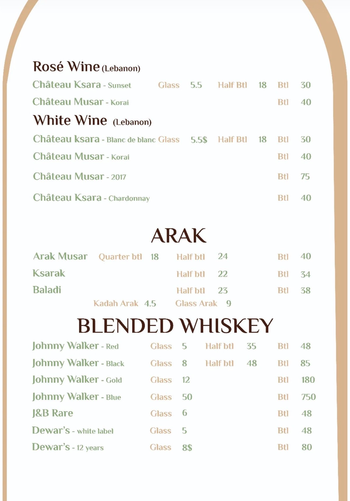 Set El Kell menu, page 10