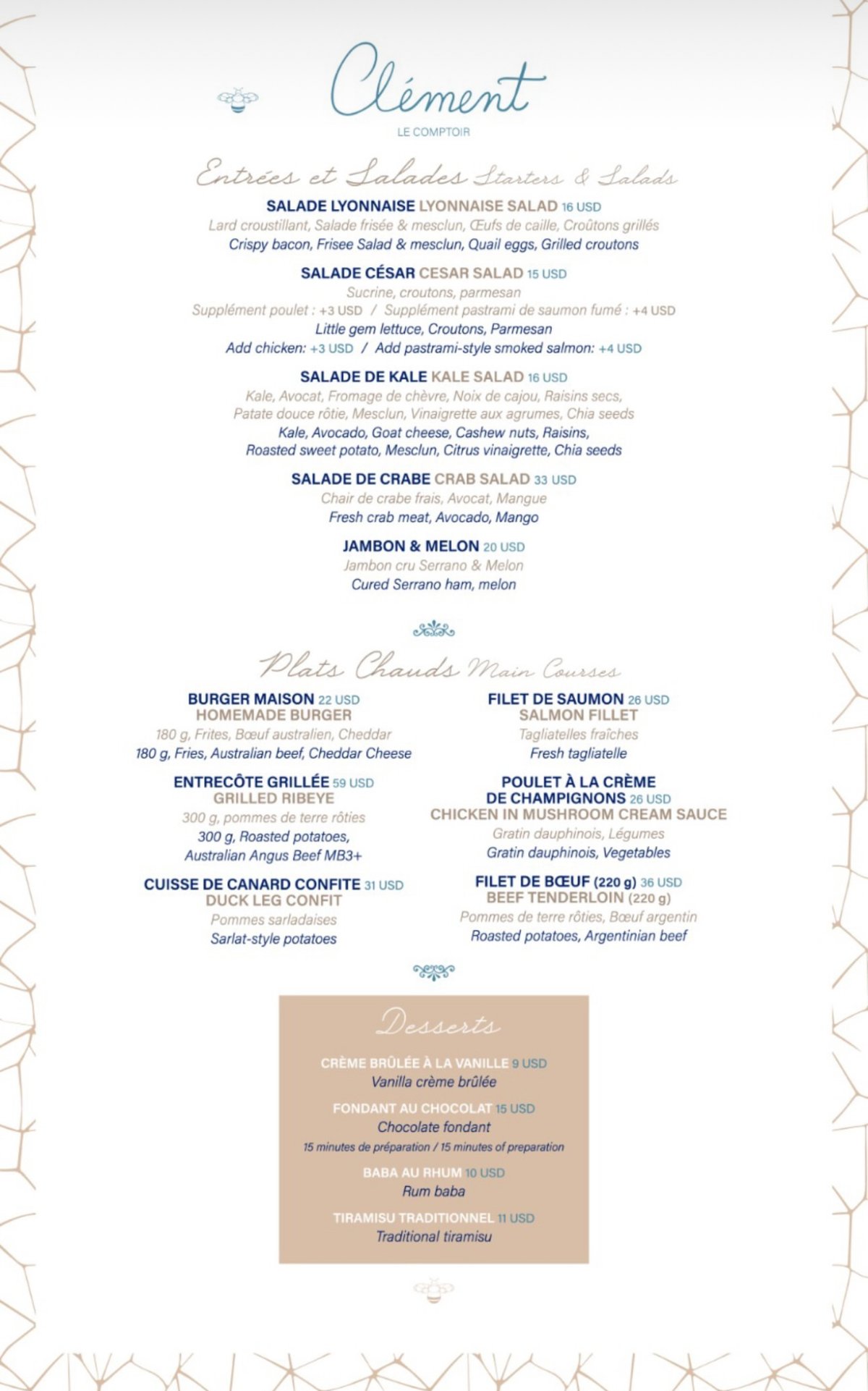 Le Comptoir Kaslik menu, page 4