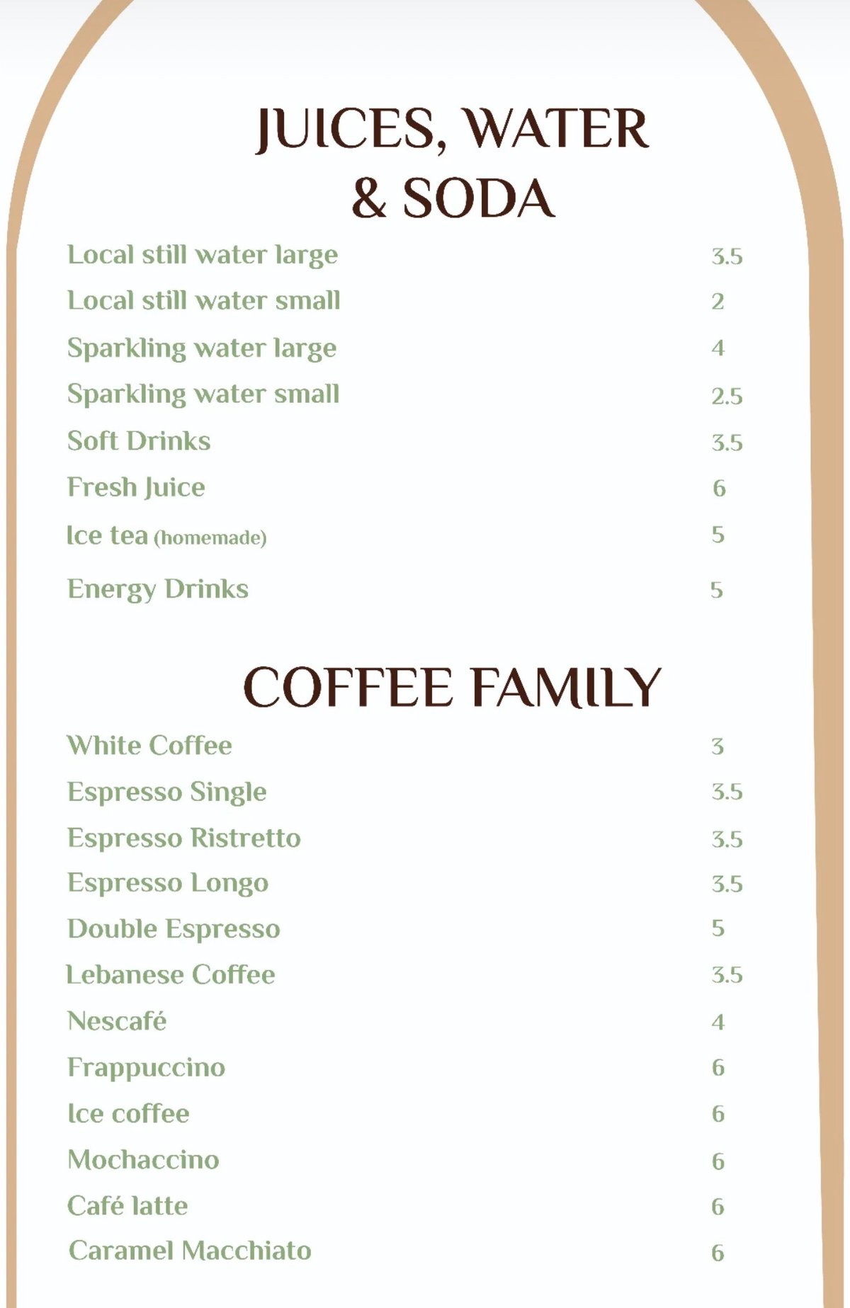Set El Kell menu, page 4