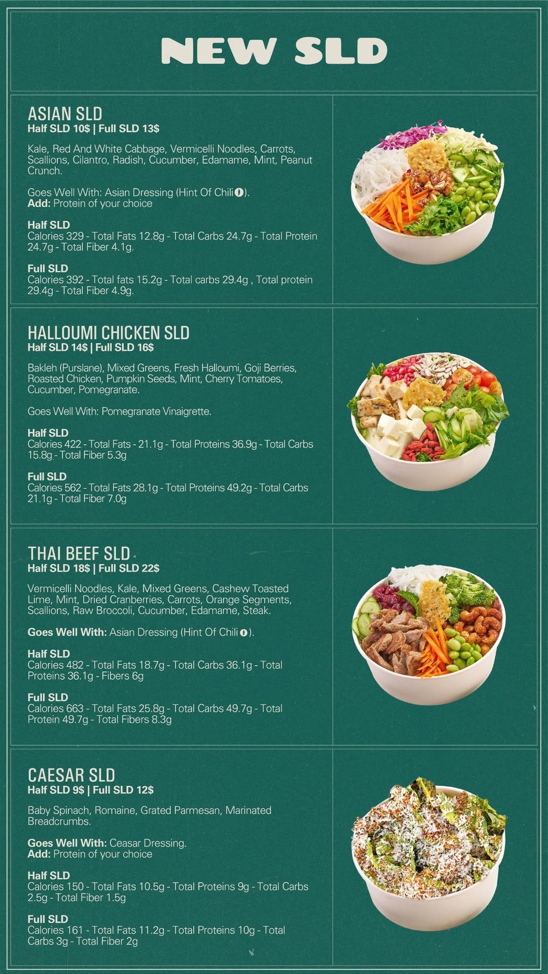 SLD Bar menu, page 3