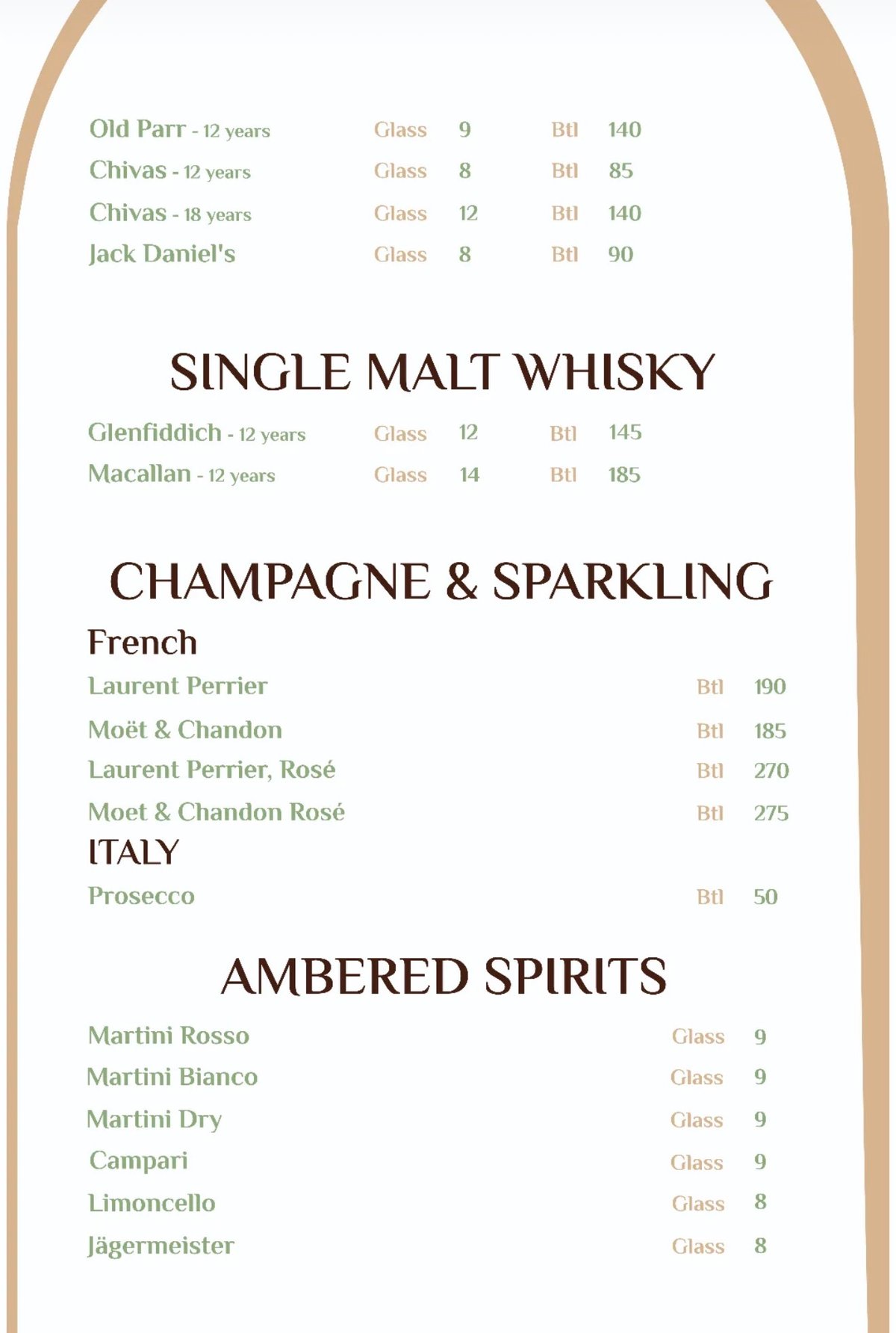 Set El Kell menu, page 2