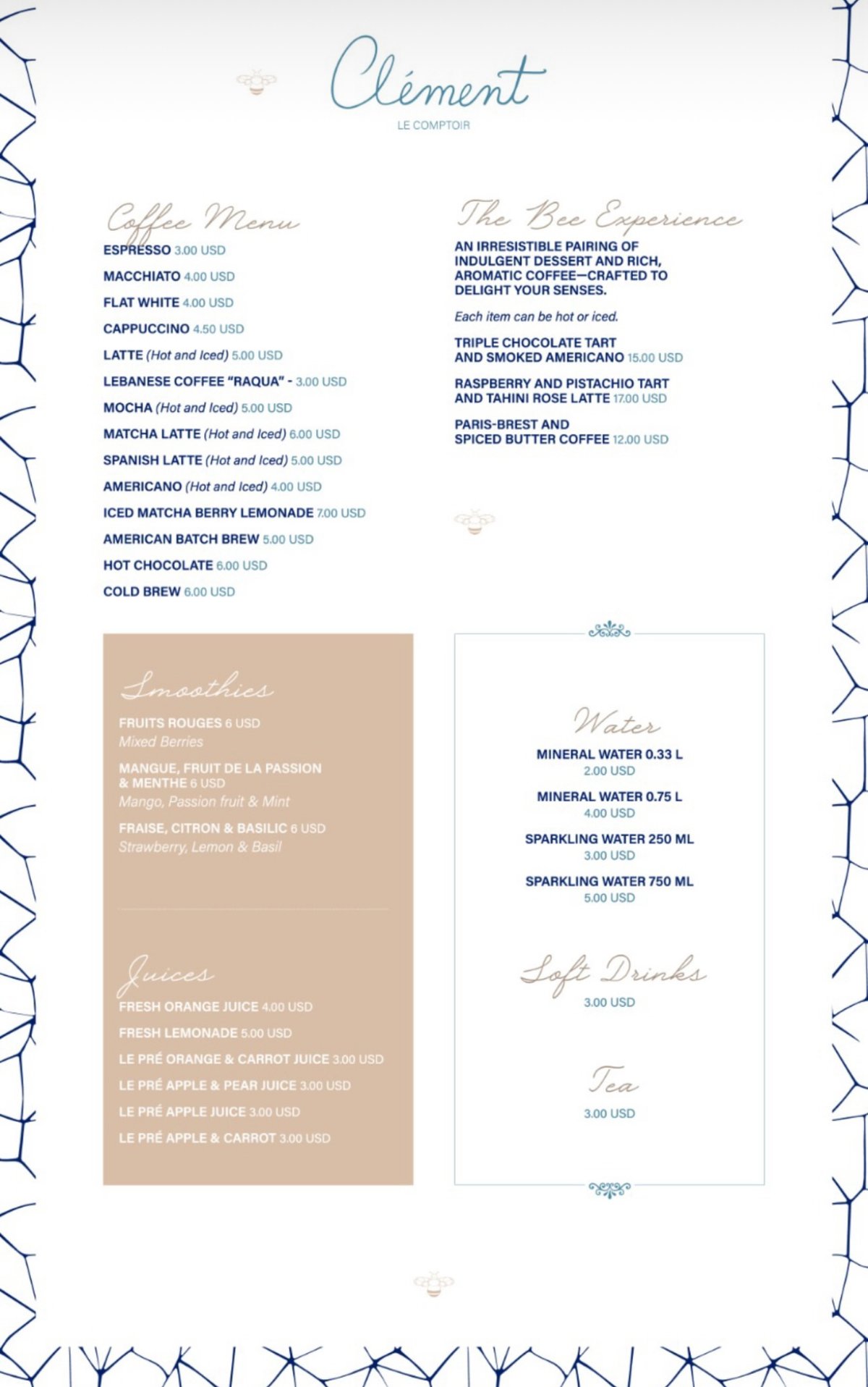 Le Comptoir Kaslik menu, page 2