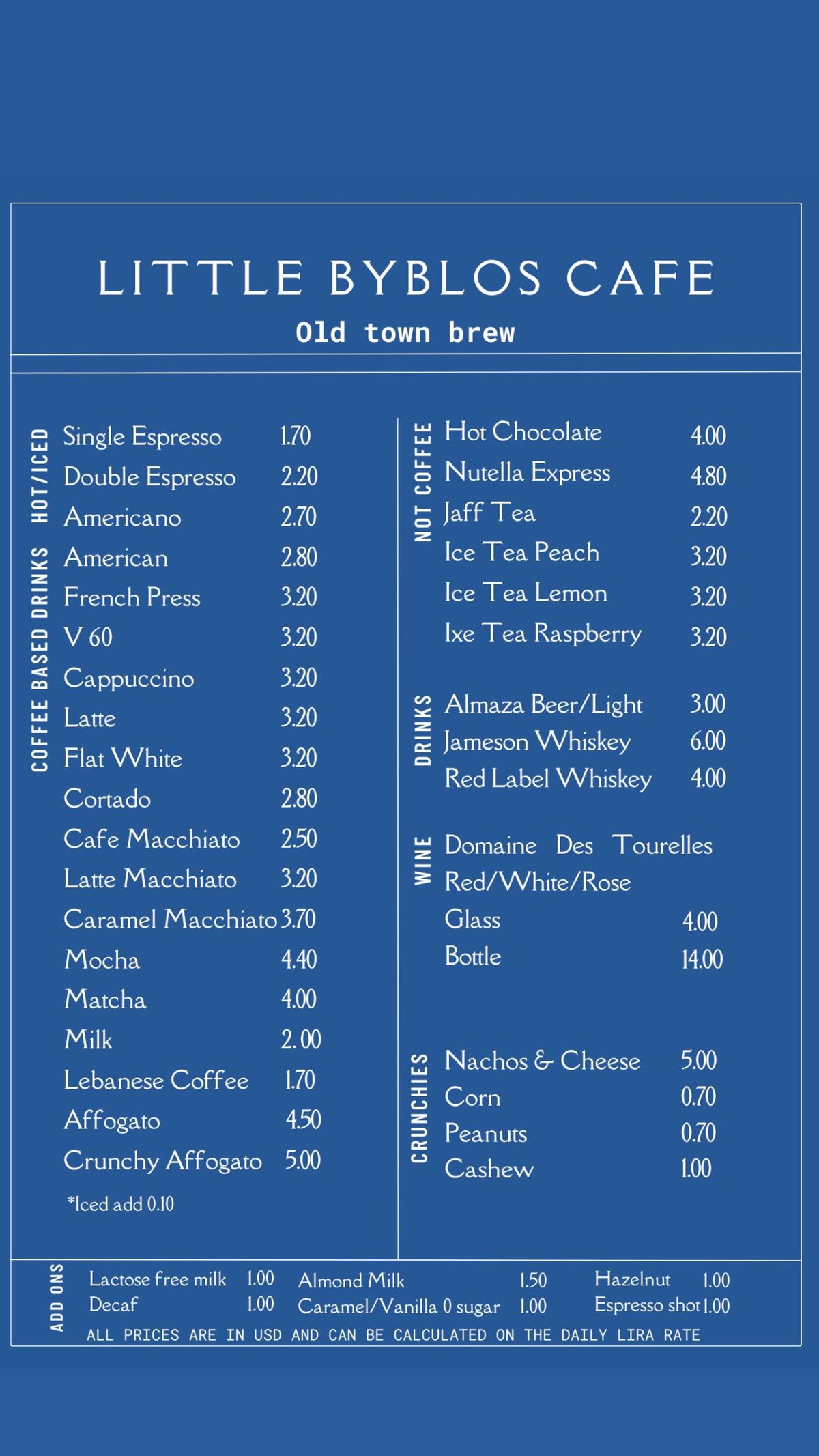 Little Byblos-Café Trottoir menu, page 2