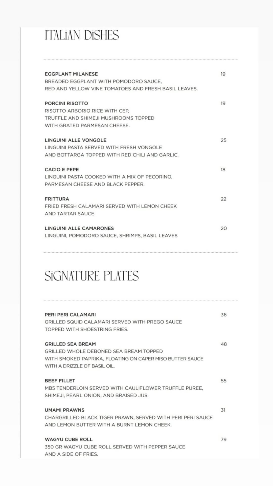Marly's menu, page 4