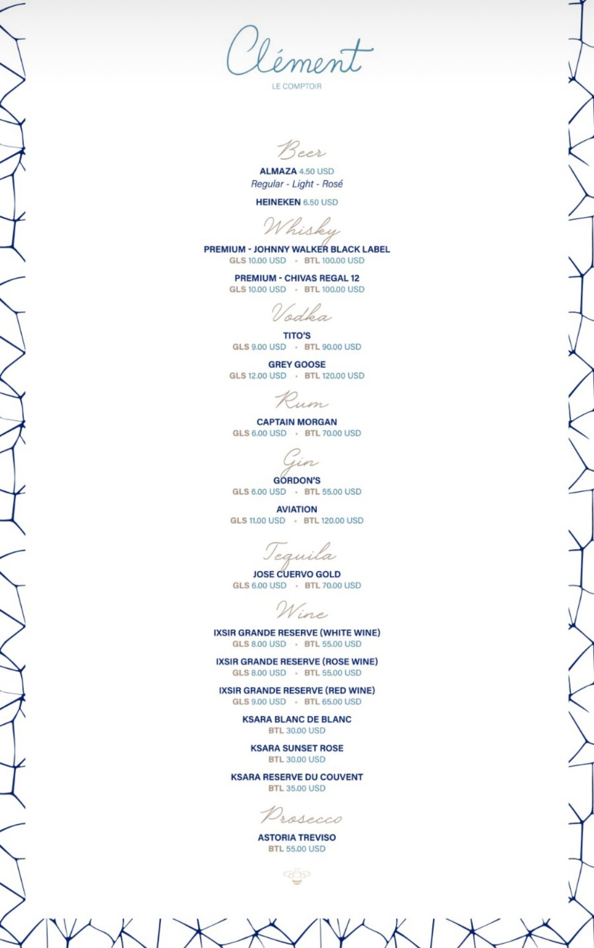 Le Comptoir Kaslik menu, page 3