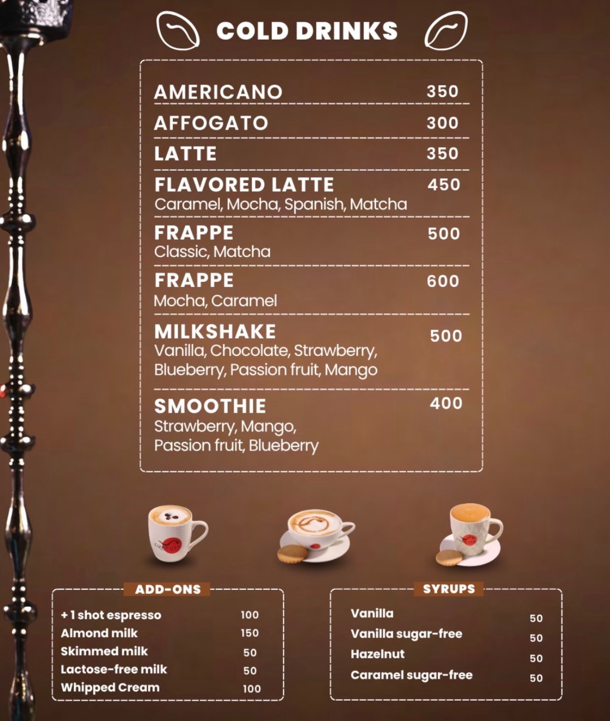 Cuppuff menu, page 3