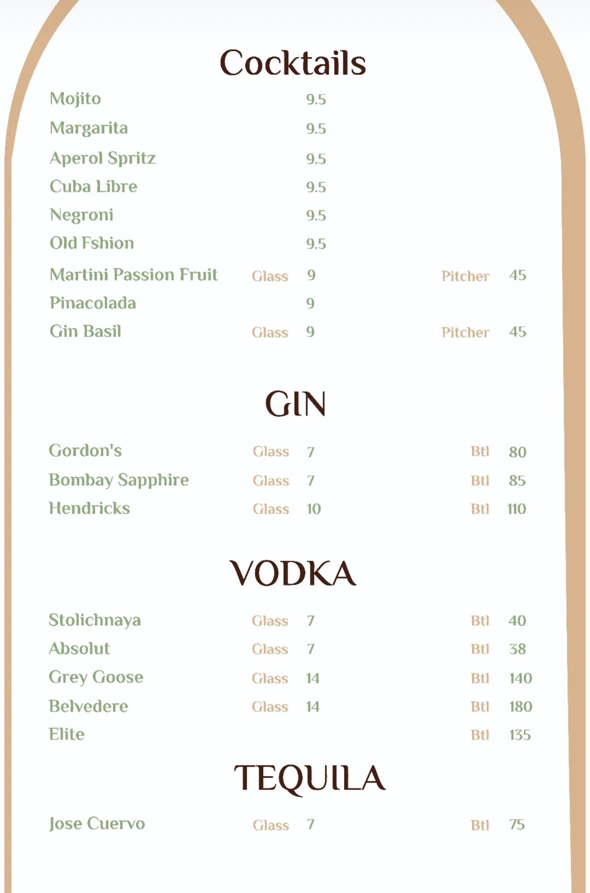 Set El Kell menu, page 7