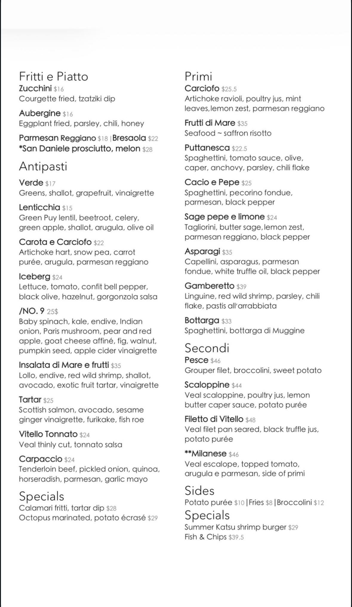 Totò menu, page 2