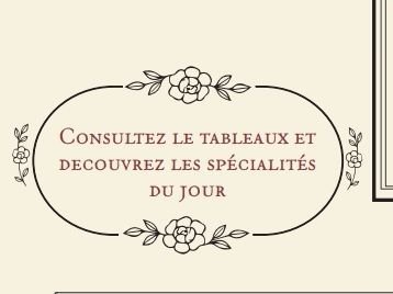 Jean Claude menu, page 6